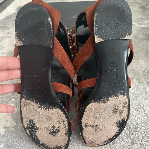 Giuseppe Zanotti Fringe Gladiator Sandals 38 - Picture 3 of 7